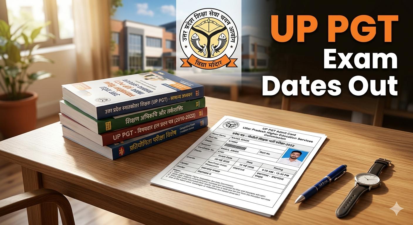 ​UP PGT शिक्षक भर्ती-2022: चार साल का लंबा इंतजार खत्म, अब 9 और 10 मई को होगी परीक्षा